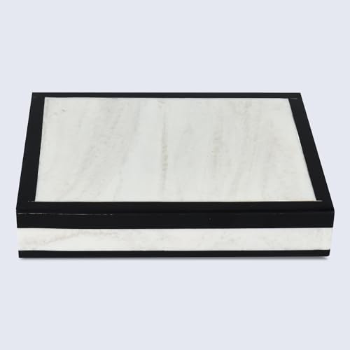 Handicrafts Home Decorative Box 8x6 – Photo Storage Box, Jewelry Organizer, Modern Decorative Storage Box with Lid, Bohemian Table Décor, Vintage Keepsake Box for Shelf or Coffee Table Décor