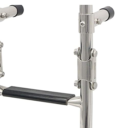 Escalera plegable de acero inoxidable 3 peldaños miniatura 5