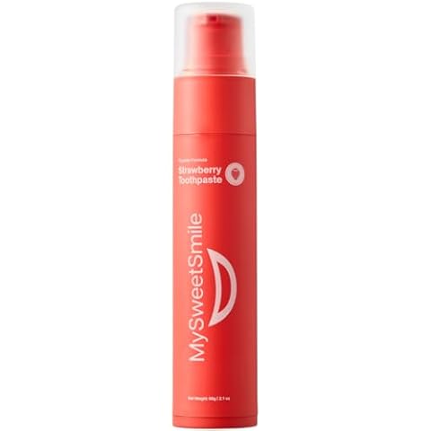 MySweetSmile Strawberry Toothpaste with Fluoride Cover