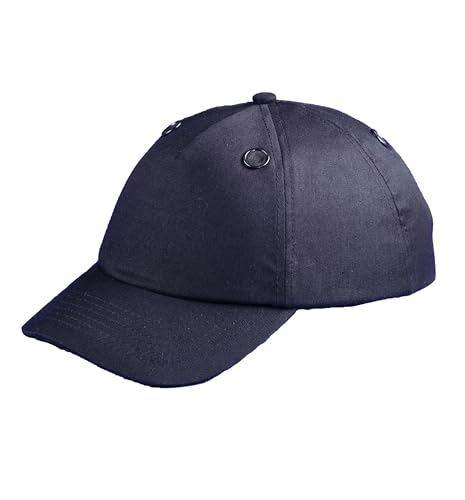 Centurion Safety Products - Baseball Style Hard Hat with Full Plastic Shell - Cotton Sport Cap with Velcro Strap