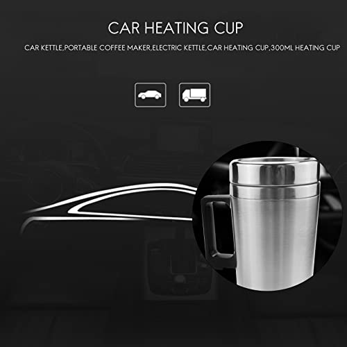 Kettle para auto 12V 300ml portátil para café y té miniatura 7