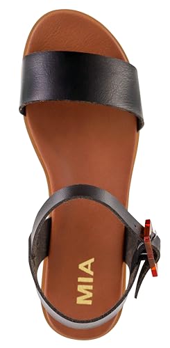 MIA Shoes Peyton Open Toe Flat Sandals for Women4