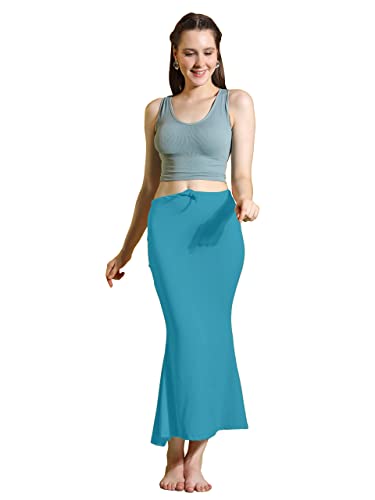 Image of Amazon Brand - Anarva Women Cotton Blended Saree Shapewear Regular Petticoat Skirt For Saree