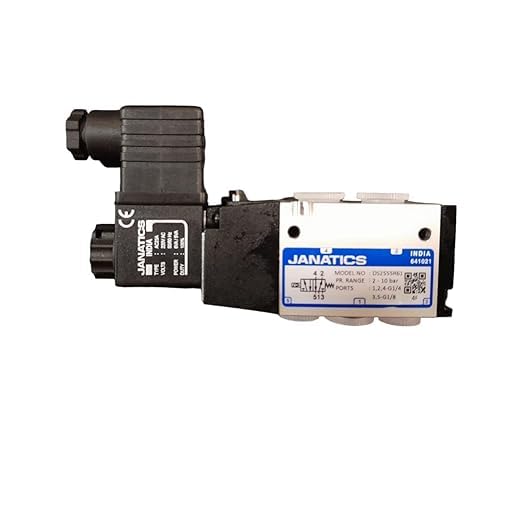 janatic ds255sr61-a solenoid valve, 1/4 inch, 5 port 2 janatic 220 volt position, single solenoid pneumatic control