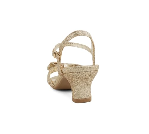 Image of Soda Girly-2 Children's Girl's Open Toe Slingback Block High Heel Sandals