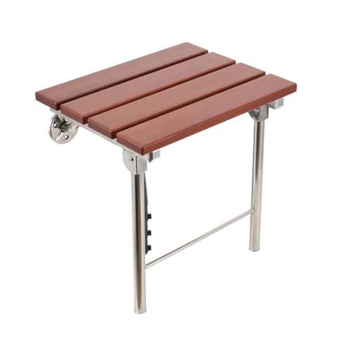 Siège de douche pliable à fixation murale blanc pour PMR