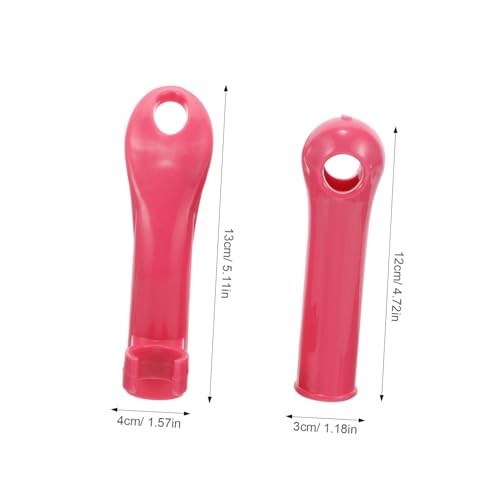 SOLUSTRE 1Set Broom Handle Grip Replacement Dustpan End Cap Clothesline Stick Handle for Easy Assembly Stylish Design Fruit for Home