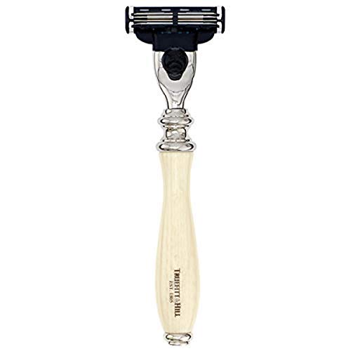 Truefitt & Hill Wellington Mach III Chrome Razor - Ivory 1pc