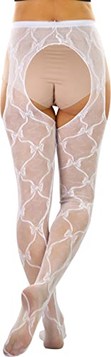 Image of ToBeInStyle Women's Suspender Pantyhose