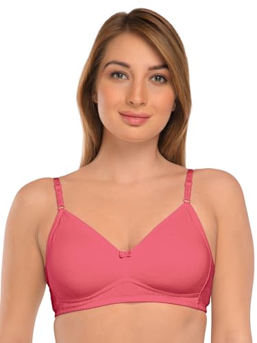 Image of DAISY DEE Women's Girls Cotton Non-Padded Wirefree Seamless Full Coverage Comfortfit Everyday Use T-Shirt Bra - NDSZN