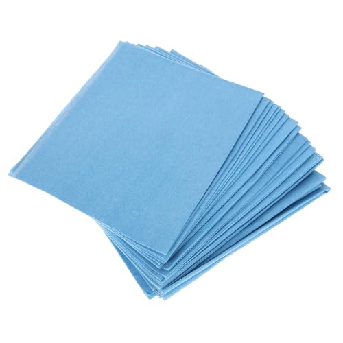 Mipcase Toallitas para Limpieza de Interiores de Coches y Motocicletas, 25 Unidades de Tela No Tejida Azul, Absorbentes Fibras, Ideales para Eliminar Polvo, Aceite y Residuos