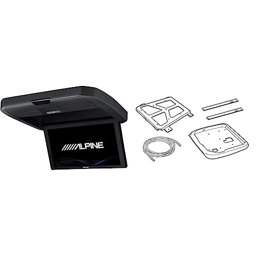 ALPINE12.8型 フリップダウンモニター PXH12X-R-B 新品未使用 ALPINE (12.8インチ) ALPINE / RXH12Z-LBS-B WXGAリアビジョン