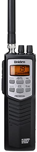 Uniden PRO501HH Pro-Series 40-Channel Portable Handheld CB Radio/Emergency/Travel Radio, Large LCD Display, High/Low Power Saver, 4-Watts, Auto Noise Limiter, NOAA Weather, and Earphone Jack #1