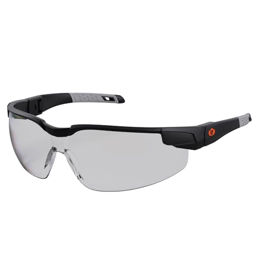 Image of Ergodyne Skullerz Dellenger Anti Scratch Safety Glasses with Adjustable Temples, Anti Fog, z87