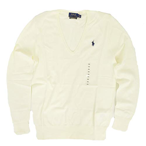 POLO Ralph Lauren  ピーマ綿 コットン Vネックセーター 