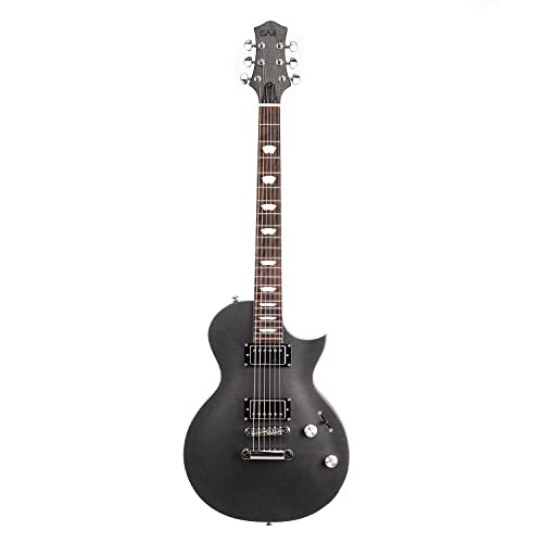 EART EGLP-610 Electric Guitar 24.75' Scale, Roasted Mahogany Body & Neck, Eart Artones-HHC2 Pickups, Stainless Steel Frets