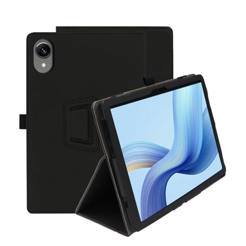 Funda para AOC M10 de 10.1 pulgadas en cuero negro con soporte y auto activación
