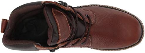 Ad Tec 6" Heavy Duty Work Boots For Men Breathable Full Grain Leather, Soft Toe with Non Slip Rubber Outsole Safety Shoes | Image 4
