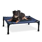 KandH Manufacturing kandh Verarbeitung Kreative Lösungen erhöhten Marineblau Hundebett, Small, Navy