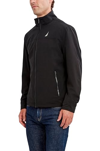 Nautica Men's Lightweight Windbreaker Stretch Athletic Outdoor Full Zip Bomber Golf Jacket2