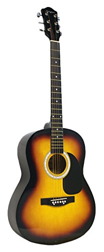 Image of Martin Smith W-101-SB-PK Acoustic Guitar Super Kit with Stand (Sun Burst)