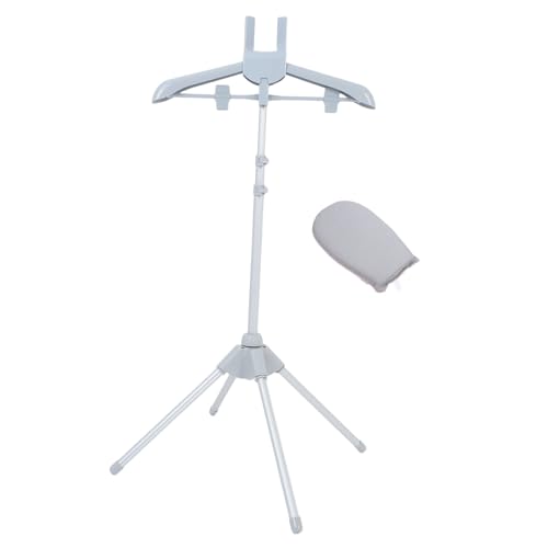 Adjustable Standing Steamer Hanger with Clips Portable Clothes Rack for Efficient Steam Ironing Space-saving Design for Pants Je