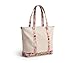 RIFLE PAPER CO. Garden Party Canvas Carry All for Beach, Gym, Travel and More, Shoulder Bag for Women, Adjustable Snap Tab Closure, 10