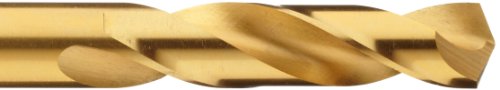 Chicago Latrobe 2159 High-Speed Steel Short Length Drill Bit, Tin Coated, Round Shank, 135 Degree Split Point, Letter Size N (Pack Of 6) #TOP1