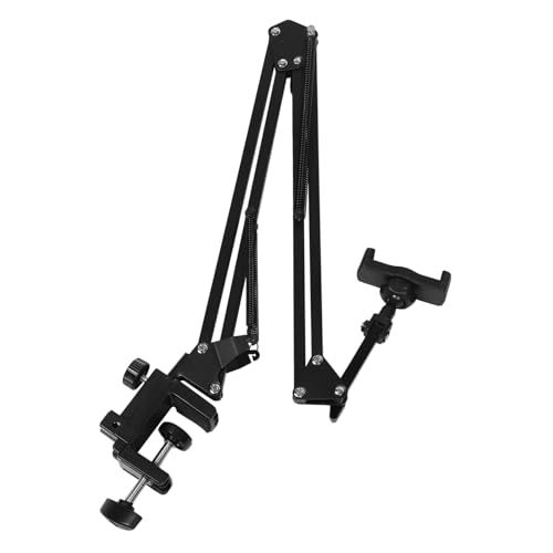 Soporte para teléfono de brazo de oficina clip para escritorio y estudio flexible