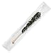 Black Rock Candy Sugar Sticks - Black Cherry Flavored - 12 Individually Wrapped Candy Party Favors