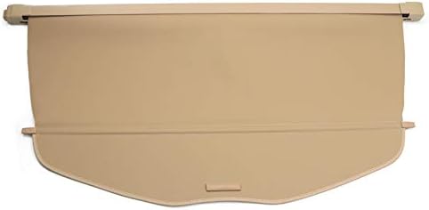 ITrims Trunk Cargo Cover for Nissan X-Trail Rogue SV S SL 2014 2015 2016 2017 2018 2019 Retractable Rear Cargo Security Shield Shade Cover Waterproof Beige (NOT fit Rouge Select)