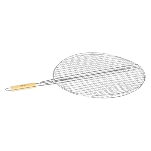Paris Prix Neka - Double Grille Barbecue Ronde Summer 50cm Chrome