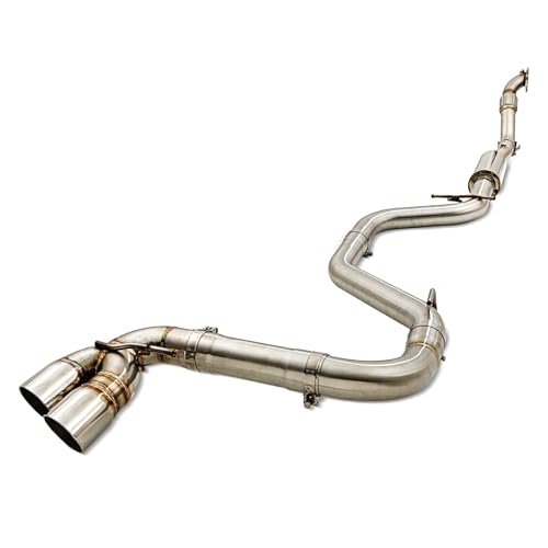 Direnza 2" Manifold Back Exhaust System Compatible With Audi TT | MK2 8J | 2.0 TFSI | 2006-2014 Performance Exhaust System Cat Back