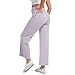 Supgoreou Women's Wide Leg Jeans High Waisted Stretchy Trendy Casual Versatile Work Denim Pants Trousers 2025-Purple.Size Small
