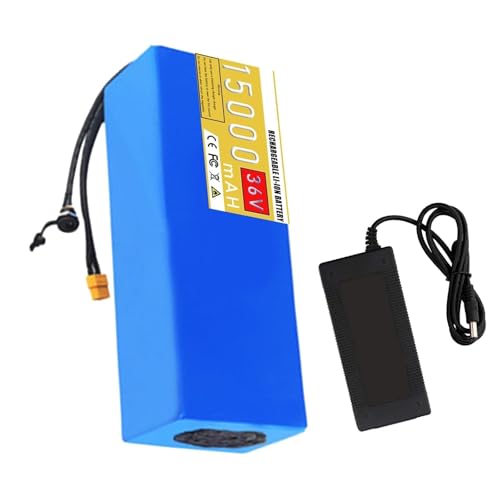 Batería de bicicleta eléctrica de 36 V, 15 Ah, 20 Ah, 25 Ah, 30 Ah, batería de litio de 36 V con cargador, batería de repuesto for bicicleta eléctrica for kit de conversión de motor de 0-1000 W(25Ah)