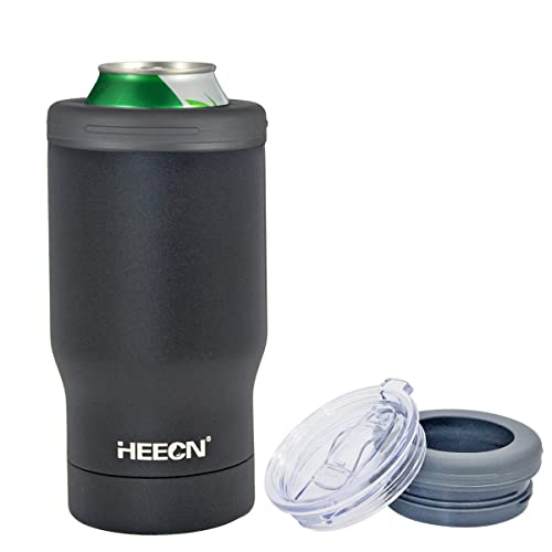 HEECN® Enfriador de cerveza al vacío - Soporte para latas y botellas - Funda enfriadora cerveza- Tazas aisladas con...