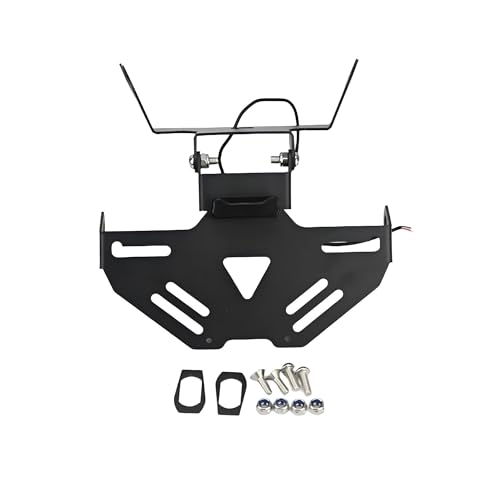 Support de plaque CB650R inclinaison idéale éliminateur garde-boue arrière