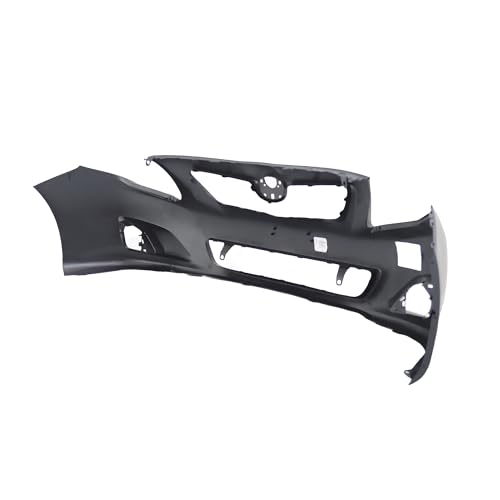 Image of Compatible with Toyota Corolla 2009-2010 Front Bumper Cover | Primed, With Fog Light Holes, Sedan, Ready to Paint, OEM 5211902990, TO1000343