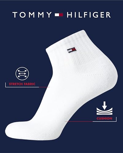 Tommy Hilfiger Women's Crew Socks - 2 Pack Casual Moisture-Wicking Mini Crew Half Calf Socks for Women (Sizes: 4-10)2