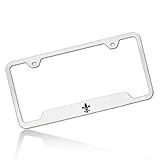 Louisiana Fleur-de-Lis Polished Steel License