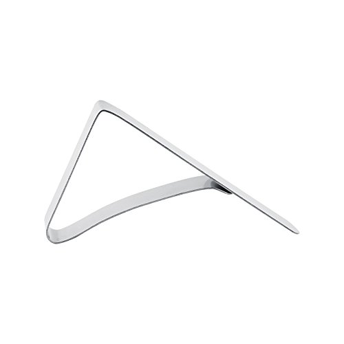 Morsetti per Tovaglie in Acciaio Inossidabile Utili e Pratici in 3 Colori, Fermagli per Stoffa da Scrivania per Feste di Matrimonio a Casa (Argento)