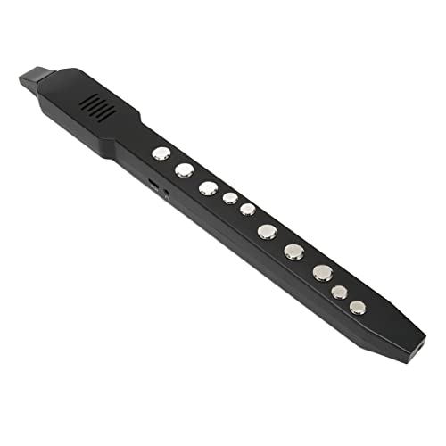 Fockety Digitales Blasinstrument, Professionelles Elektronisches -Blasinstrument mit 10 Musikinstrumententönen, Saxophoninstrument mit Wiederaufladbarer Batterie und Abnehmbarer