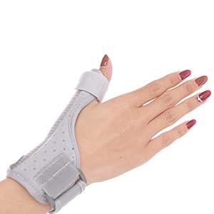 Healifty Thumb Splint Brace Trigger Thumb Spica Carpal Tunnel Trigger Thumb Stabilizer 29×15.7x2cm