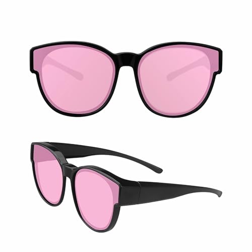 Image of Sunglasses fit over Glasses Clip On Polarized sunglasses for Prescription Glasses Flip Up Fishing Driving Glasses
