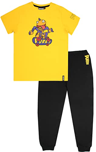 Fortnite Pyjama for Boys Short Sleeve PJ set for Kids 100% Cotton Sleepwear for Teenagers Official Fortnite Merchandise Gift for Boys - 14 Years