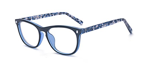 ALWAYSUV Blaulicht-Blockierende Linse Brille Anti Müdigkeit/UV für Smartphone/Computer/TV Brillenfassung