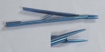 N.E Titanium Castroviejo Blade Holder Round Handle Ophthalmic Instrument