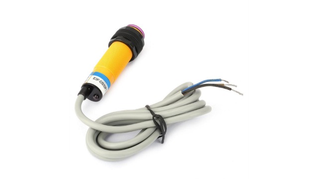Sensore Infrarossi E3F-10DN1 M18 - Interruttore Fotoelettrico, DC 6-36V, Distanza Regolabile - Foto 5
