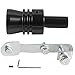 YESHMA Universal Black Universal Turbo Sound Whistle Muffler Pipe Sounder Simulator Tailpipe Noise Sound Enhancer Compatible with Motorcycle, Truck, Cars, Dirt Bike and Scooter(XL 2 Pack)