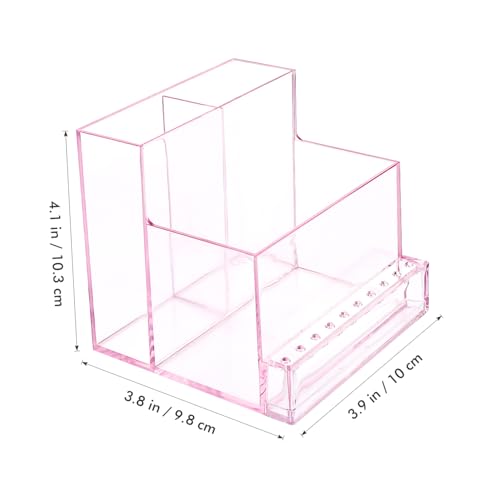 Organizador transparente para brocas de taladro de uñas miniatura 2